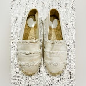 Michael Michael Kors Canvas Espadrilles Flats White Size 8.5